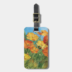 Etiqueta Para Maletas Campo floral del verano