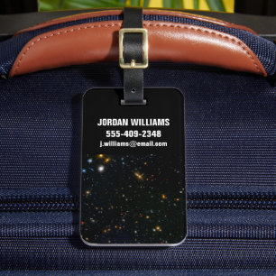 Etiqueta Para Maletas Campo paralelo de Galaxy Cluster Abell 370.