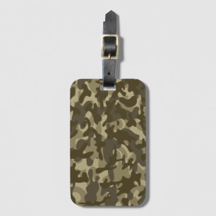 Etiqueta Para Maletas Camuflaje Central