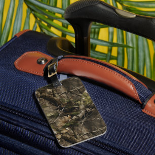 Etiqueta Para Maletas Camuflaje de árbol real