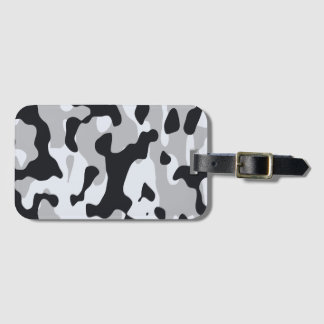 Etiqueta Para Maletas Camuflaje urbano de alto contraste
