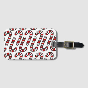 Etiqueta Para Maletas Candy Canes