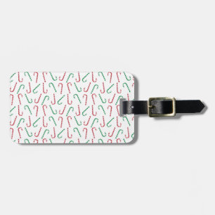 Etiqueta Para Maletas Candy Canes