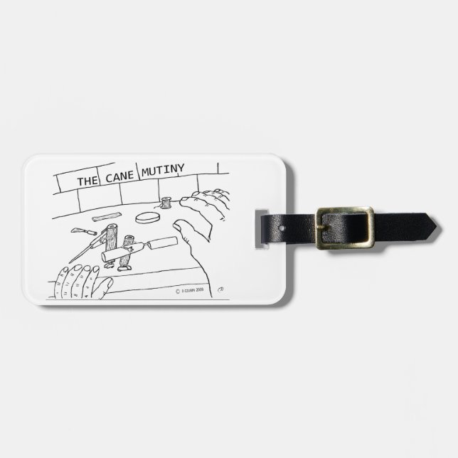 Etiqueta Para Maletas Cane Mutiny (Frente Horizontal)