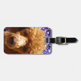 Etiqueta Para Maletas Caniche lindo