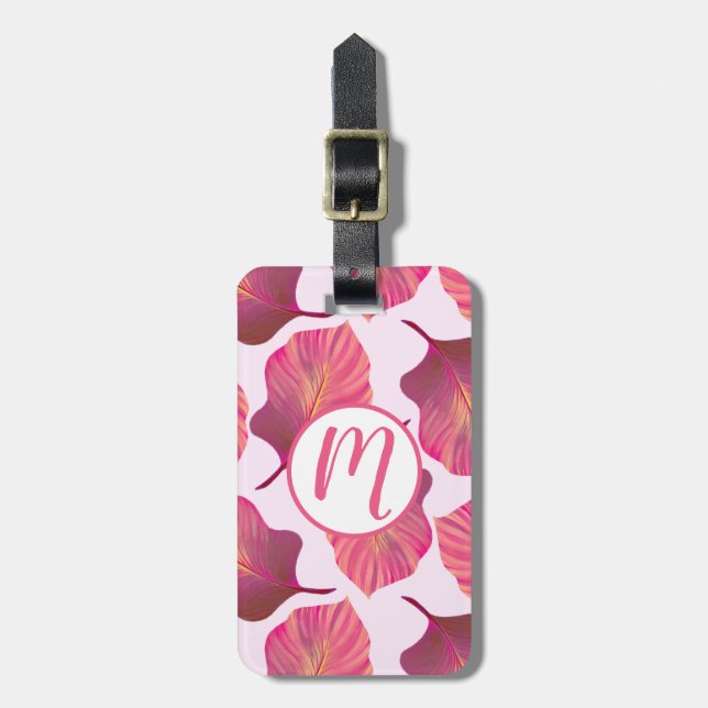 Etiqueta Para Maletas Canna Tropicanna sale de rosa (Frente Vertical)