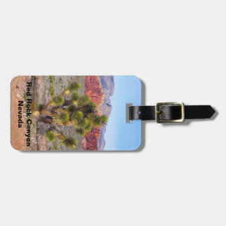Etiqueta Para Maletas Cañón de Rock Rojo Las Vegas Nevada