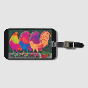 Etiqueta Para Maletas Cantina Roosters