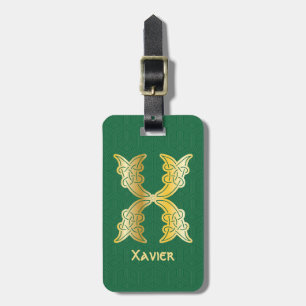 Etiqueta Para Maletas Capital Decorativo X De Knot Celta Del Siglo Xvi