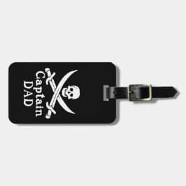 Etiqueta Para Maletas Capitán Papá - Clásico