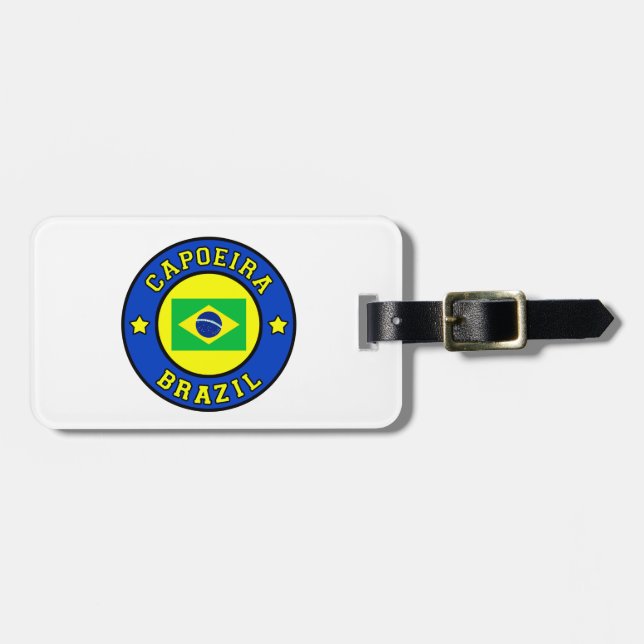 Etiqueta Para Maletas Capoeira (Frente Horizontal)