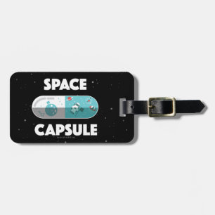 Etiqueta Para Maletas Cápsula de espacio