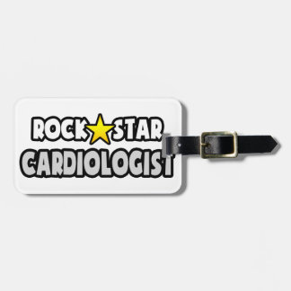 Etiqueta Para Maletas Cardiólogo estrella del rock