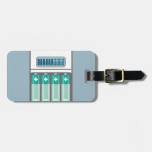 Etiqueta Para Maletas Cargador de batería