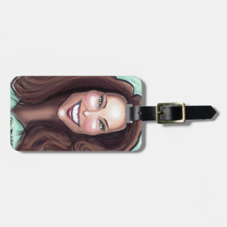 Etiqueta Para Maletas Caricatura de Kate Middleton