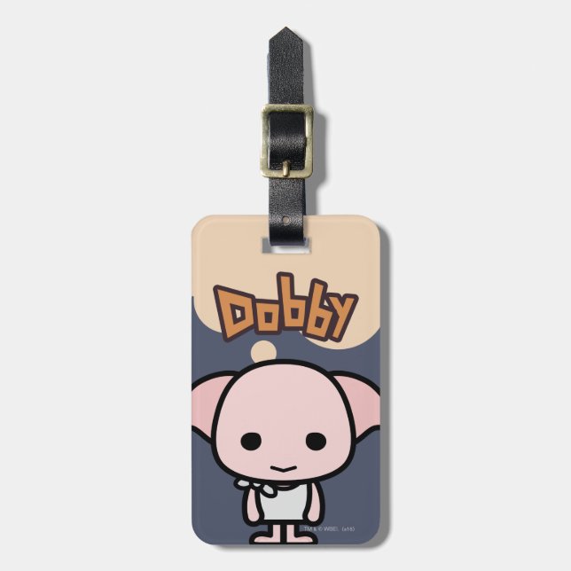 Etiqueta Para Maletas Caricatura Dobby Arte (Frente Vertical)
