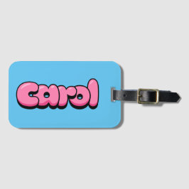 Etiqueta Para Maletas Carol