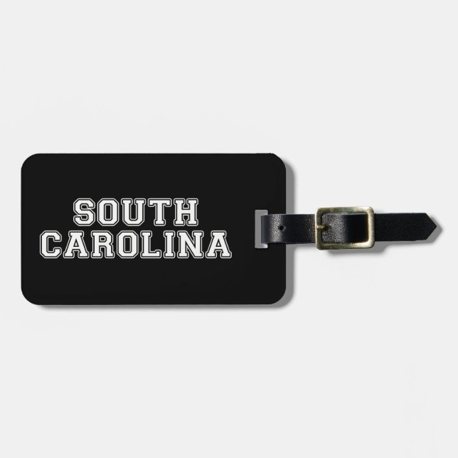 Etiqueta Para Maletas Carolina del Sur (Frente Horizontal)