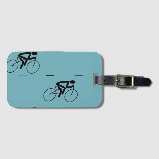 Etiqueta Para Maletas Carreras (Anverso horizontal)