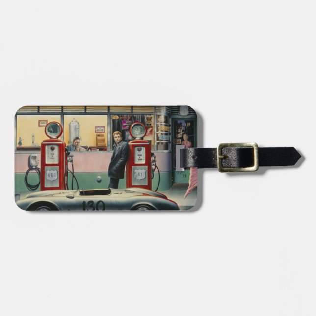 Etiqueta Para Maletas Carretera del destino (Frente Horizontal)