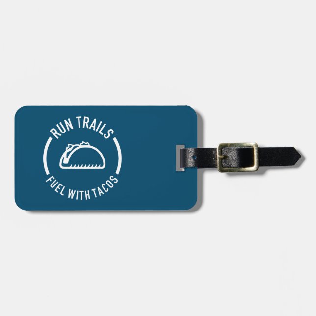 Etiqueta Para Maletas Carreteras de combustible con tacos (Frente Horizontal)