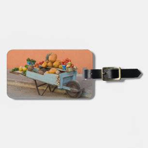 Etiqueta Para Maletas Carrito de frutas y verduras, Cuba