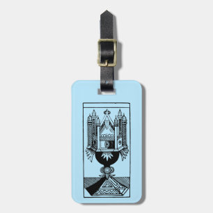 Etiqueta Para Maletas Carta de tarot: El as de tazas