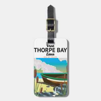 Etiqueta Para Maletas Cartel de viaje de la costa de Thorpe bay Essex. C