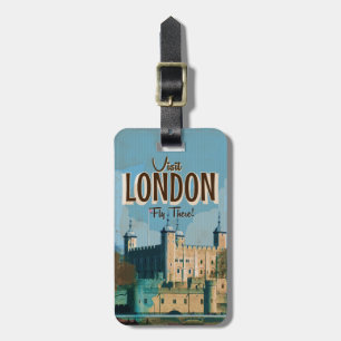 Etiqueta Para Maletas Cartel de Viajes de Londres