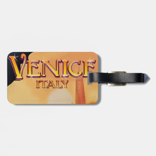Etiqueta Para Maletas Cartel vintage de viaje a Venecia, Italia