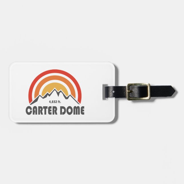 Etiqueta Para Maletas Carter Dome New Hampshire (Frente Horizontal)