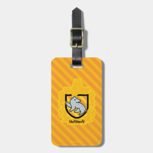 Etiqueta Para Maletas Cartoon Hufflepuff Crest