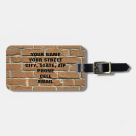 Etiqueta Para Maletas Casa del ladrillo