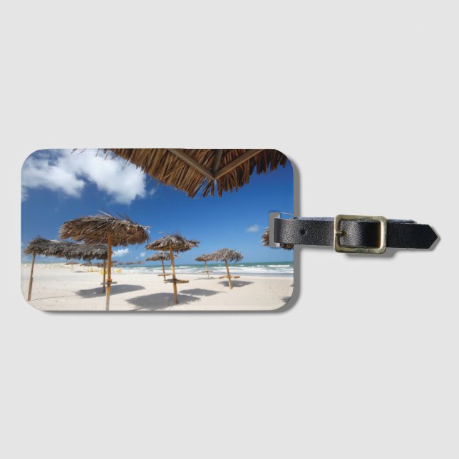 Etiqueta Para Maletas Casas de playa|Brasil (Anverso horizontal)