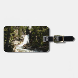 Etiqueta Para Maletas Cascada Baring en el Parque Nacional Glacier