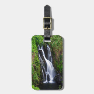 Etiqueta Para Maletas Cascada, costa de Hamakua, Hawái