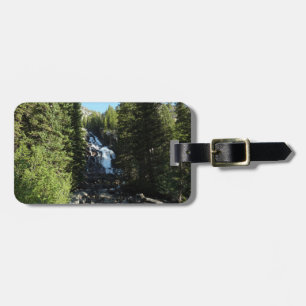 Etiqueta Para Maletas Cascada Oculta en el Parque Nacional Grand Teton