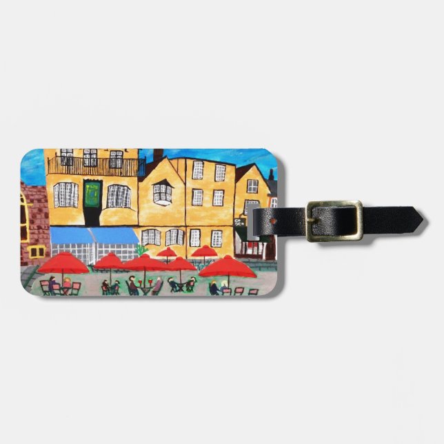 Etiqueta Para Maletas Casco Antiguo (Frente Horizontal)