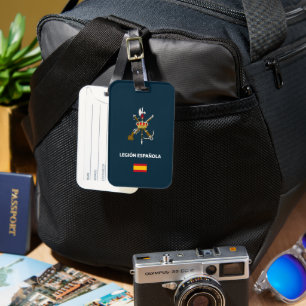 Etiqueta Para Maletas Caso de teléfono con pasaporte de la Legión Españo