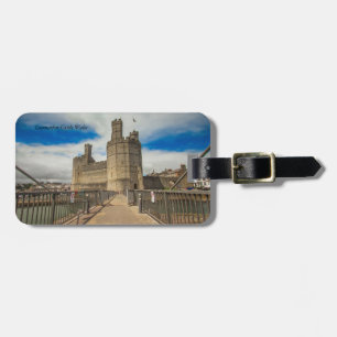Etiqueta Para Maletas Castillo de Caernarfon, Gales.