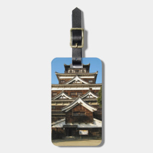 Etiqueta Para Maletas Castillo de Hiroshima 広 島 城, Hiroshima, Japón