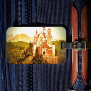 Etiqueta Para Maletas Castillo de Neuschwanstein
