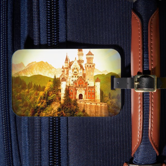 Etiqueta Para Maletas Castillo de Neuschwanstein (Anverso In Situ 4)