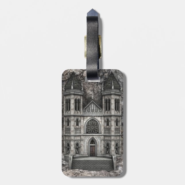 Etiqueta Para Maletas Castillo Mágico (Atrás Vertical)