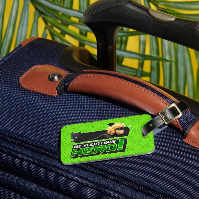 Etiqueta Para Maletas Cat Noir | Ser su propio héroe (Anverso In situ 3)