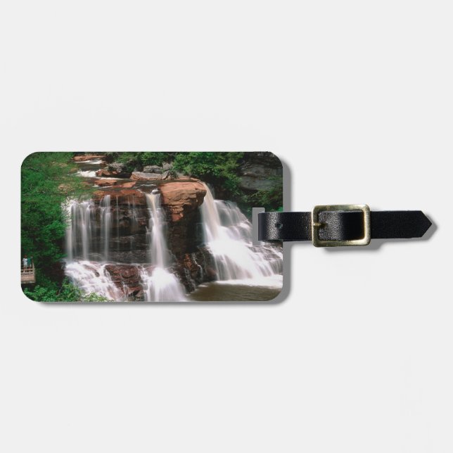 Etiqueta Para Maletas Cataratas Blackwater, Virginia Occidental, escénic (Frente Horizontal)