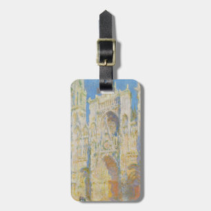 Etiqueta Para Maletas Catedral de Rouen Portal Claude Monet Luz de la Ma