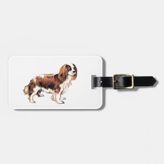 Etiqueta Para Maletas Cavalier King Charles Spaniel (Frente Horizontal)