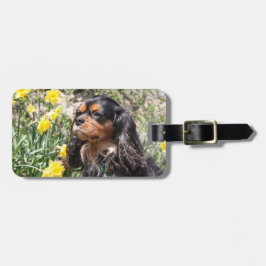 Etiqueta Para Maletas Cavalier King Charles Spaniel Hermano y Hermana