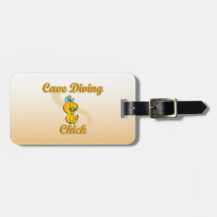Etiqueta Para Maletas Cave Diving Chick